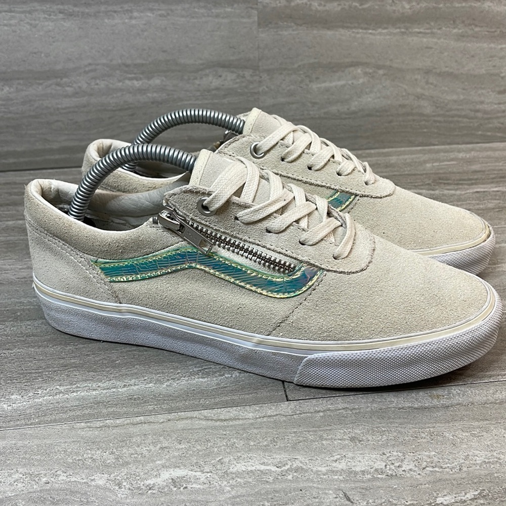 Vans Ward Old Skool Zip Shoes With Iridescent Stripe